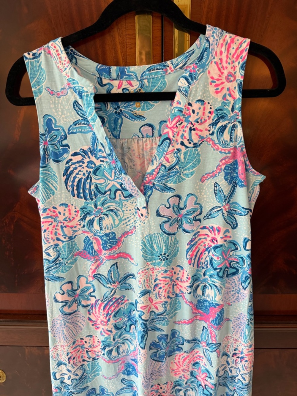 Lilly Pulitzer Dev Dress "Bahamas Beachcomber" Size Small - Picture 5 of 11
